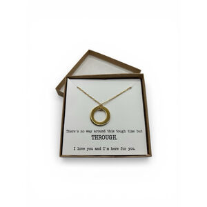 Circle Pendant Necklace Box Set